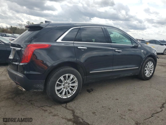 2017 Cadillac XT5 FWD with VIN 1GYKNARS5HZ118910, listed as a Copart auction lot 51138465 with 43,633 mi miles and Salvage Title. Bid and sale history available at carsss.com. Image 3.