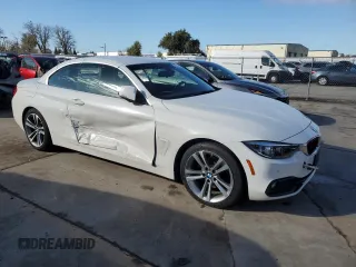 2019 BMW 4 Series 430i z VIN WBA4Z1C57KEE44423, wystawiony jako Copart lot #45216355 z przebiegiem 78 354 mil mil oraz Szkoda całkowita • Salvage title. Historia ofert i sprzedaży dostępna na DreamBid. Obrazek 4.