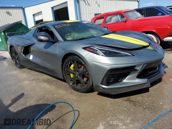 2022 Chevrolet Corvette 3LT with VIN 1G1YC3D41N5108574, listed as a Copart auction lot 74535184 with 4,371 mi miles and Non Repairable. Bid and sale history available at carsss.com. Image 4.