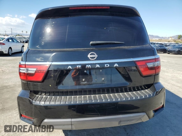 2021 Nissan Armada SV z VIN JN8AY2AD5M9661829, wystawiony jako Copart lot #44217485 z przebiegiem 91 246 mil mil oraz Czysty tytuł • Clean title. Historia ofert i sprzedaży dostępna na DreamBid. Obrazek 6.