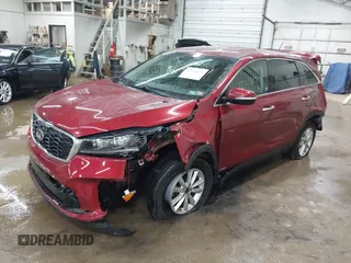 2020 Kia Sorento LX with VIN 5XYPGDA34LG680929, listed as a IAAI auction lot 42016179 with 34,733 mi miles and . Bid and sale history available at carsss.com. Image 18.