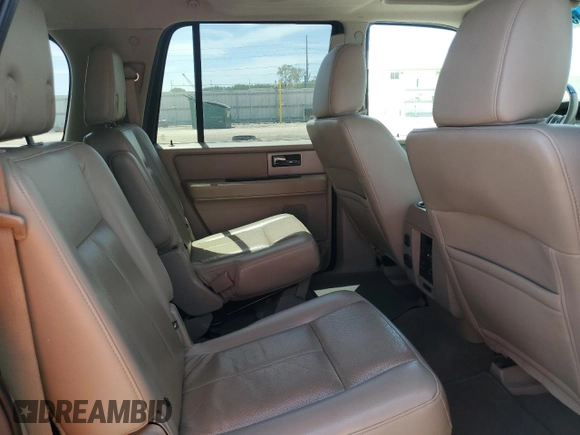 2014 Ford Expedition Max Limited с VIN 1FMJK2A57EEF16401, выставлен на аукционе Copart как лот 55783615 с пробегом 247 769 миль миль и Списание • Salvage title. История ставок и продаж доступна на DreamBid. Изображение 11.