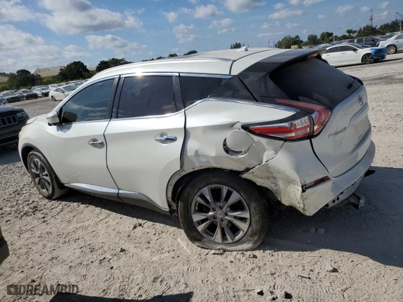 2015 Nissan Murano S with VIN 5N1AZ2MG9FN213601, listed as a Copart auction lot 88625055 with 61,220 mi miles and Clean Title. Bid and sale history available at carsss.com. Image 2.