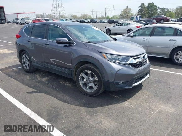 2017 Honda CR-V EX-L with VIN 7FARW1H89HE002384, listed as a IAAI auction lot 41908640 with 131,229 mi miles. Bid and sale history available at carsss.com. Image 1.