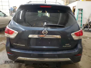 2013 Nissan Pathfinder Platinum with VIN 5N1AR2MM3DC660150, listed as a Copart auction lot 48114125 with 219,322 mi miles and Salvage Title. Bid and sale history available at carsss.com. Image 6.