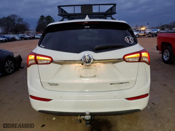 2020 Buick Envision Essence with VIN LRBFXCSA3LD227773, listed as a Copart auction lot 88946335 with 61,366 mi miles and Salvage Title. Bid and sale history available at carsss.com. Image 6.