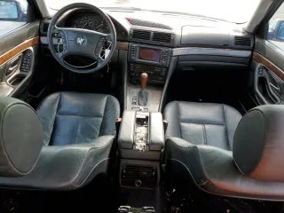 2001 BMW 7 Series 740iA with VIN WBAGG83441DN88709, listed as a Copart auction lot 77776194 with 0 mi miles and Salvage Title. Bid and sale history available at carsss.com. Image 8.