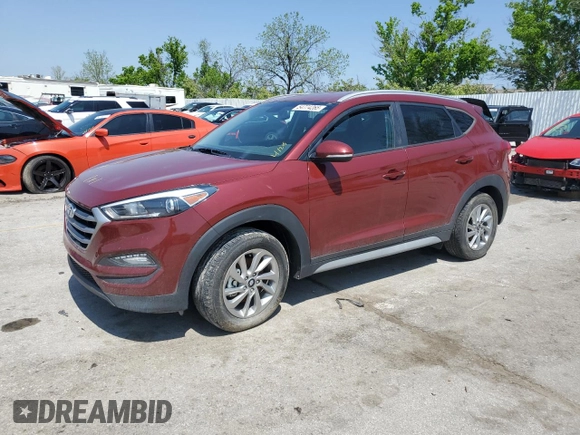 2018 Hyundai Tucson SEL with VIN KM8J3CA46JU814206, listed as a Copart auction lot 54774265 with Not provided miles and Salvage title. Bid and sale history available at DreamBid. Image 1.