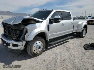 2019 Ford Super Duty F-450 DRW XL with VIN 1FT8W4DT1KEG71809, listed as a Copart auction lot 47646435 with 62,687 mi miles and Salvage Title. Bid and sale history available at carsss.com. Image 1.