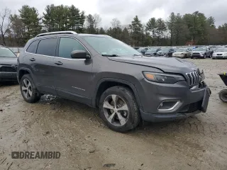 2019 Jeep Cherokee Limited with VIN 1C4PJMDX6KD322633, listed as a Copart auction lot 50146875 with 62,743 mi miles and Salvage Title. Bid and sale history available at carsss.com. Image 4.