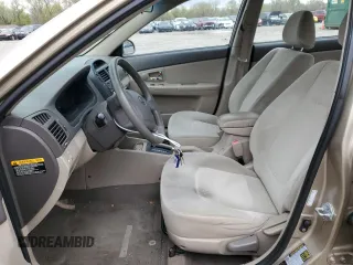 2009 Kia Spectra EX with VIN KNAFE221795600329, listed as a Copart auction lot 49205774 with 251,191 mi miles and Salvage Title. Bid and sale history available at carsss.com. Image 7.