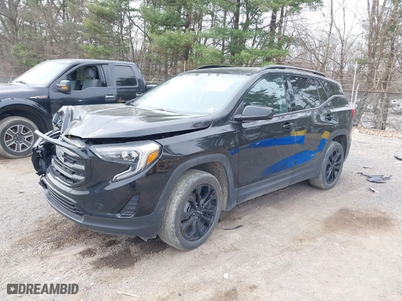 2019 GMC Terrain SLE with VIN 3GKALTEV1KL386679, listed as a IAAI auction lot 41822250 with 77,637 mi miles. Bid and sale history available at carsss.com. Image 18.