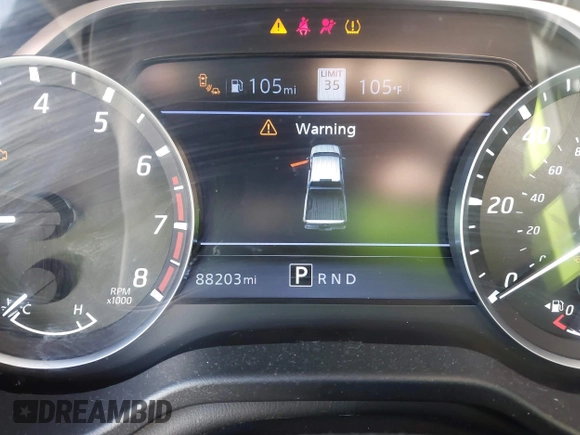 2020 Nissan Titan Platinum Reserve with VIN 1N6AA1EF0LN507232, listed as a IAAI auction lot 41432976 with 88,203 mi miles and . Bid and sale history available at DreamBid. Image 16.
