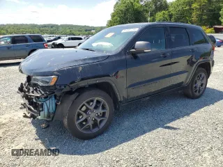 2021 Jeep Grand Cherokee 80th Anniversary with VIN 1C4RJFBG9MC842843, listed as a Copart auction lot 61495735 with Not provided miles and Salvage title. Bid and sale history available at DreamBid. Image 1.