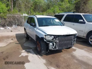 2014 Jeep Compass Altitude with VIN 1C4NJCBA0ED545173, listed as a IAAI auction lot 41924640 with 189,251 mi miles. Bid and sale history available at carsss.com. Image 1.