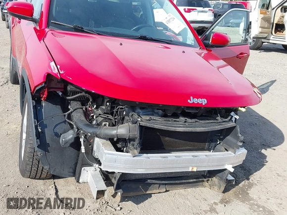 2021 Jeep Compass Latitude with VIN 3C4NJDBB4MT534538, listed as a IAAI auction lot 41817234 with 35,107 mi miles and . Bid and sale history available at DreamBid. Image 6.
