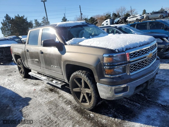 2015 Chevrolet Silverado 1500 LT with VIN 3GCUKREH0FG285530, listed as a Copart auction lot 86402414 with 143,382 mi miles and Salvage Title. Bid and sale history available at carsss.com. Image 4.