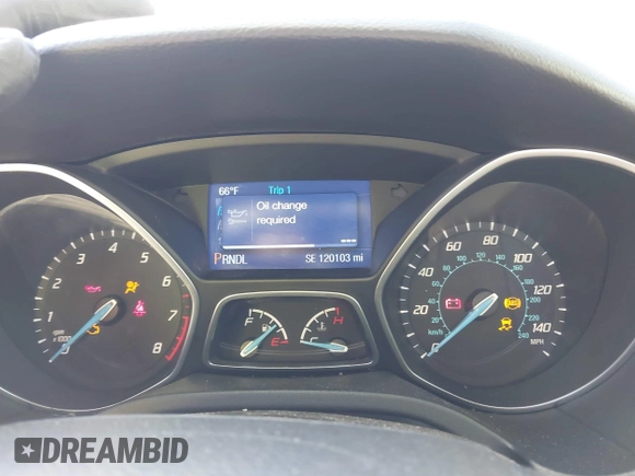 2014 Ford Focus SE with VIN 1FADP3F27EL222599, listed as a IAAI auction lot 41856441 with 120,103 mi miles and . Bid and sale history available at DreamBid. Image 7.