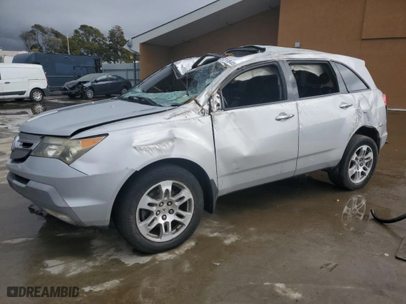 2009 Acura MDX Tech Pkg with VIN 2HNYD28619H514115, listed as a Copart auction lot 45531845 with 135,701 mi miles and Salvage Title. Bid and sale history available at carsss.com. Image 1.
