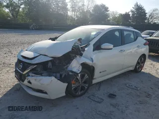 2019 Nissan LEAF SV z VIN 1N4AZ1CP6KC305261, wystawiony jako Copart lot #53654755 z przebiegiem 90 644 mil mil oraz Szkody całkowita. Historia ofert i sprzedaży dostępna na DreamBid. Obrazek 1.