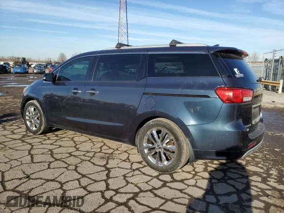 2015 Kia Sedona SX-L with VIN KNDME5C13F6037277, listed as a Copart auction lot 44452425 with 99,606 mi miles and Salvage Title. Bid and sale history available at DreamBid. Image 2.