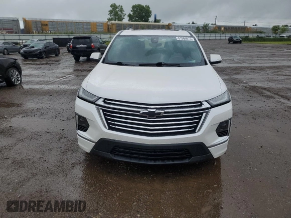 2022 Chevrolet Traverse Premier with VIN 1GNERKKW6NJ139552, listed as a Copart auction lot 61060075 with 41,818 mi miles and Salvage title. Bid and sale history available at DreamBid. Image 5.