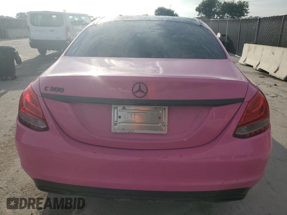 2018 Mercedes-Benz C 300 with VIN WDDWF4JB8JR311193, listed as a Copart auction lot 63587255 with 68,387 mi miles and Clean title. Bid and sale history available at DreamBid. Image 6.
