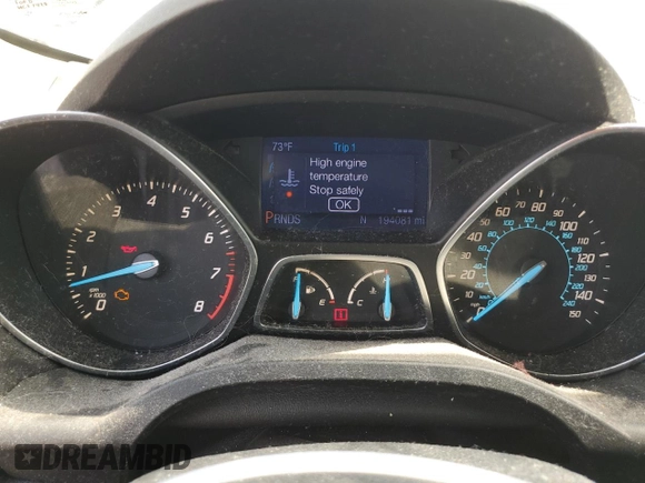 2013 Ford Escape SE с VIN 1FMCU9G9XDUA70044, выставлен на аукционе Copart как лот 55127465 с пробегом 194 081 миль миль и Списание • Salvage title. История ставок и продаж доступна на DreamBid. Изображение 9.