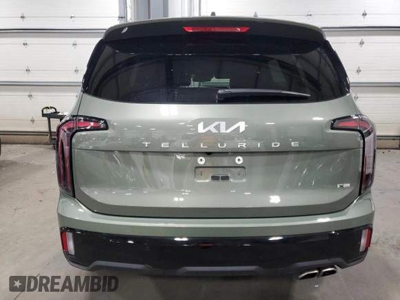 2024 Kia Telluride EX X-Line z VIN 5XYP3DGCXRG449741, wystawiony jako Copart lot #83821044 z przebiegiem 24 502 mil mil oraz Szkody całkowita. Historia ofert i sprzedaży dostępna na DreamBid. Obrazek 6.