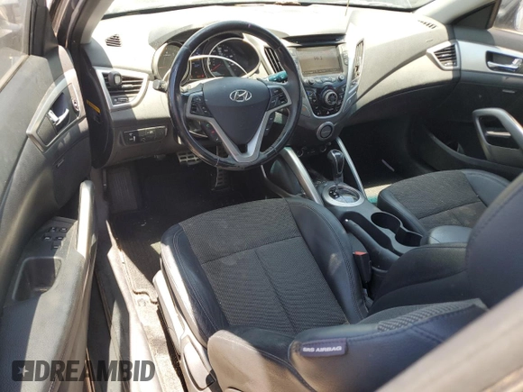 2013 Hyundai Veloster w/Black Int with VIN KMHTC6AD1DU166692, listed as a Copart auction lot 63905905 with 192,277 mi miles and Clean title. Bid and sale history available at DreamBid. Image 8.