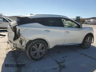 2020 Nissan Murano Platinum с VIN 5N1AZ2DJ3LN116837, выставлен на аукционе Copart как лот 46962105 с пробегом 70 097 миль миль и Списание • Salvage title. История ставок и продаж доступна на DreamBid. Изображение 3.