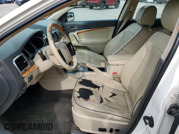 2012 Lincoln MKZ with VIN 3LNHL2JCXCR800433, listed as a Copart auction lot 64657415 with 172,437 mi miles and Salvage title. Bid and sale history available at DreamBid. Image 7.