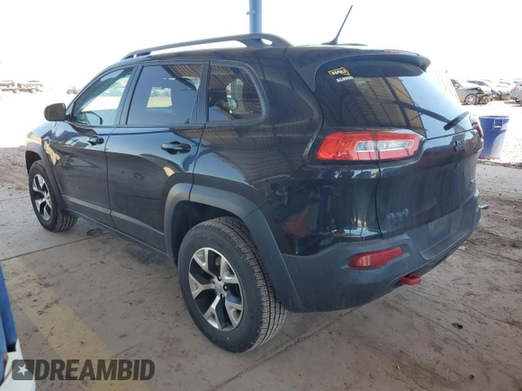 2015 Jeep Cherokee Trailhawk z VIN 1C4PJMBB9FW626895, wystawiony jako Copart lot #54787895 z przebiegiem 108 339 mil mil oraz Szkoda całkowita • Salvage title. Historia ofert i sprzedaży dostępna na DreamBid. Obrazek 2.