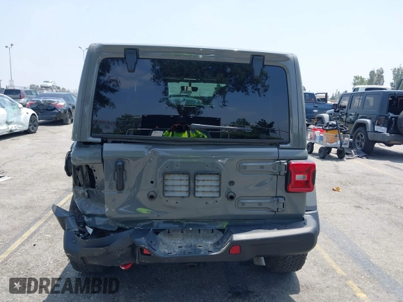2020 Jeep Wrangler Unlimited Rubicon with VIN 1C4HJXFG3LW279636, listed as a IAAI auction lot 42430354 with 19,631 mi miles and . Bid and sale history available at DreamBid. Image 17.