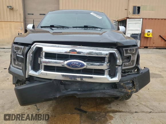 2015 Ford F-150 XL with VIN 1FTEX1C8XFFA48801, listed as a Copart auction lot 43728595 with 144,829 mi miles and Salvage Title. Bid and sale history available at carsss.com. Image 5.