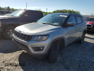 2020 Jeep Compass Trailhawk with VIN 3C4NJDDB6LT195910, listed as a Copart auction lot 55456015 with 122,138 mi miles and Salvage title. Bid and sale history available at DreamBid. Image 1.