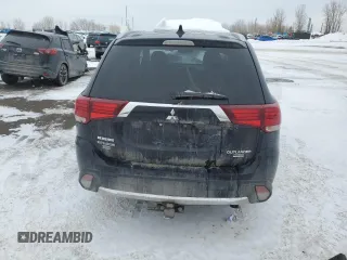2017 Mitsubishi Outlander SE with VIN JA4JZ3AX2HZ601323, listed as a Copart auction lot 43418195 with Not provided miles and Salvage title. Bid and sale history available at DreamBid. Image 6.