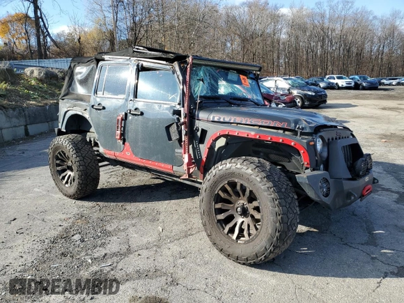 2017 Jeep Wrangler Unlimited Rubicon Recon с VIN 1C4BJWFG8HL611160, выставлен на аукционе Copart как лот 45575665 с пробегом Не указан миль и На запчасти • Non repairable. История ставок и продаж доступна на DreamBid. Изображение 4.