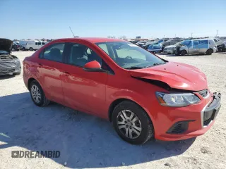2019 Chevrolet Sonic LS z VIN 1G1JB5SB6K4147597, wystawiony jako Copart lot #46031495 z przebiegiem 59 905 mil mil oraz Szkoda całkowita • Salvage title. Historia ofert i sprzedaży dostępna na DreamBid. Obrazek 4.