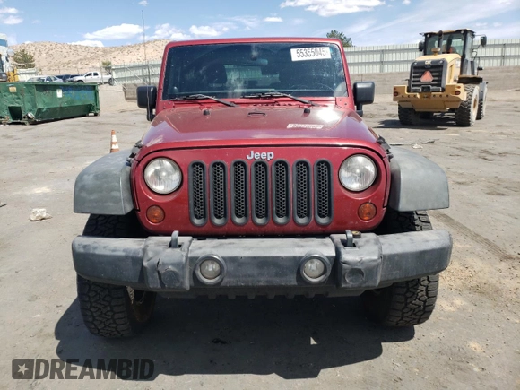 2012 Jeep Wrangler Sport with VIN 1C4GJWAG6CL114615, listed as a Copart auction lot 55355045 with 158,342 mi miles and Salvage title. Bid and sale history available at DreamBid. Image 5.