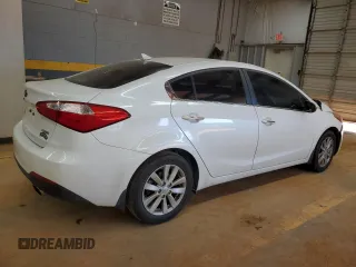 2014 Kia Forte EX with VIN KNAFX4A88E5051951, listed as a Copart auction lot 46522115 with Not Provided miles and Salvage Title. Bid and sale history available at carsss.com. Image 3.