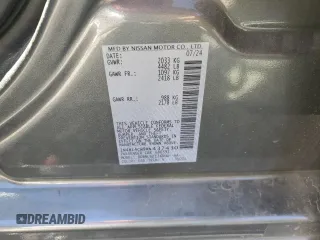 2024 Nissan Altima 2.5 SR with VIN 1N4BL4CW9RN437430, listed as a Copart auction lot 88291515 with 3,655 mi miles and Salvage Title. Bid and sale history available at carsss.com. Image 12.