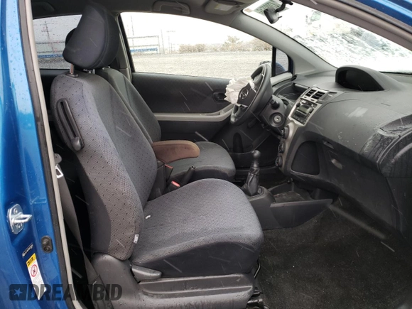 2011 Toyota Yaris with VIN JTDJT4K35B5335500, listed as a Copart auction lot 47982515 with 0 mi miles and Salvage Title. Bid and sale history available at carsss.com. Image 7.