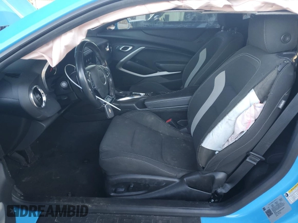 2022 Chevrolet Camaro LT1 with VIN 1G1FF1R75N0125347, listed as a Copart auction lot 46299835 with 35,875 mi miles and Salvage Title. Bid and sale history available at carsss.com. Image 7.