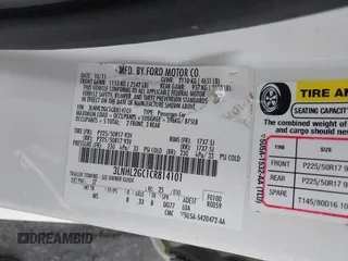 2012 Lincoln MKZ with VIN 3LNHL2GC1CR814101, listed as a IAAI auction lot 42594990 with 156,064 mi miles and . Bid and sale history available at DreamBid. Image 9.