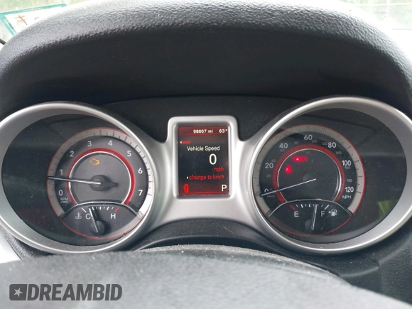2017 Dodge Journey SXT with VIN 3C4PDCBG2HT532914, listed as a IAAI auction lot 42200999 with 98,807 mi miles and . Bid and sale history available at carsss.com. Image 7.