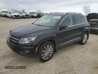 2014 Volkswagen Tiguan S z VIN WVGBV3AX6EW564243, wystawiony jako Copart lot #50436325 z przebiegiem 114 708 mil mil oraz Czysty tytuł • Clean title. Historia ofert i sprzedaży dostępna na DreamBid. Obrazek 1.