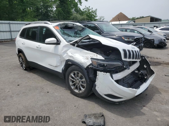 2019 Jeep Cherokee Latitude Plus z VIN 1C4PJMLN0KD372668, wystawiony jako Copart lot #60802365 z przebiegiem Nie podano mil oraz Szkoda całkowita • Salvage title. Historia ofert i sprzedaży dostępna na DreamBid. Obrazek 4.
