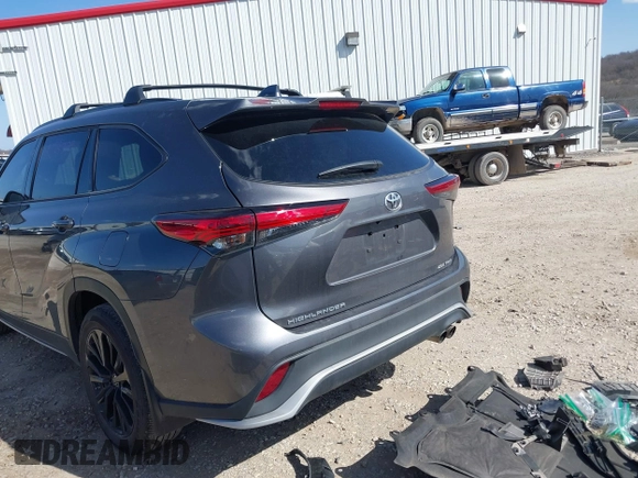 2023 Toyota Highlander L with VIN 5TDKDRBH2PS018687, listed as a IAAI auction lot 41709063 with 36,968 mi miles and . Bid and sale history available at DreamBid. Image 3.