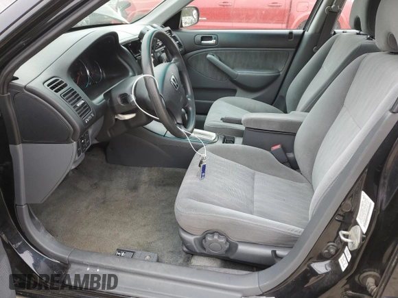 2004 Honda Civic EX with VIN 2HGES26704H507483, listed as a Copart auction lot 48574625 with 181,619 mi miles and Salvage Title. Bid and sale history available at DreamBid. Image 7.
